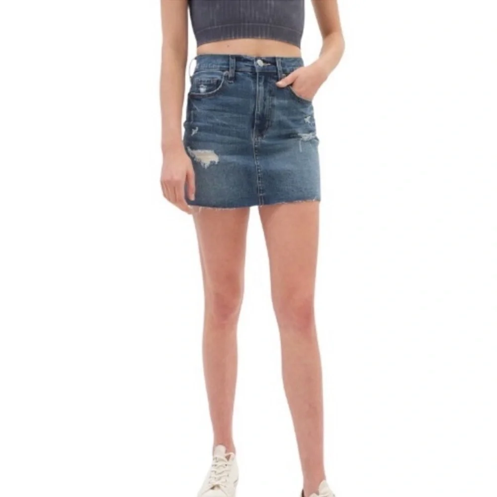 AÉROPOSTALE Real Denim High-Rise Mini Skirt Size 4